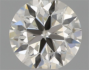 Picture of Natural Diamond 0.43 Carats, Round with Excellent Cut, H Color, VS2 Clarity and Certified by IGI