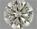 Natural Diamond 0.50 Carats, Round with Very Good Cut, J Color, SI1 Clarity and Certified by IGI