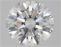 Natural Diamond 2.23 Carats, Round with Excellent Cut, H Color, VS1 Clarity and Certified by GIA