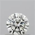 Natural Diamond 0.41 Carats, Round with Excellent Cut, I Color, VS1 Clarity and Certified by IGI