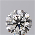 Natural Diamond 0.52 Carats, Round with Very Good Cut, J Color, VS1 Clarity and Certified by GIA