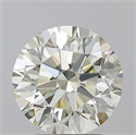 Natural Diamond 2.70 Carats, Round with Excellent Cut, K Color, VS2 Clarity and Certified by IGI