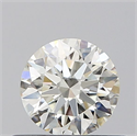 Natural Diamond 0.50 Carats, Round with Excellent Cut, K Color, VVS2 Clarity and Certified by GIA