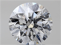 Natural Diamond 1.70 Carats, Round with Excellent Cut, E Color, SI1 Clarity and Certified by GIA