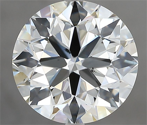 Picture of Natural Diamond 4.12 Carats, Round with Excellent Cut, I Color, VS2 Clarity and Certified by IGI