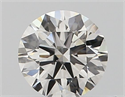 Natural Diamond 0.40 Carats, Round with Excellent Cut, I Color, VVS2 Clarity and Certified by GIA