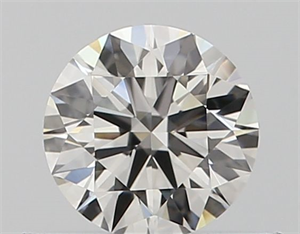 Picture of Natural Diamond 0.40 Carats, Round with Excellent Cut, I Color, VVS2 Clarity and Certified by GIA