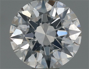 Picture of Natural Diamond 0.40 Carats, Round with Excellent Cut, F Color, SI1 Clarity and Certified by GIA