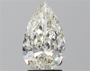 Picture of Natural Diamond 2.01 Carats, Pear with  Cut, I Color, VS2 Clarity and Certified by IGI