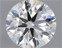 Natural Diamond 0.46 Carats, Round with Excellent Cut, I Color, VS2 Clarity and Certified by IGI