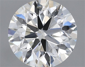 Picture of Natural Diamond 0.46 Carats, Round with Excellent Cut, I Color, VS2 Clarity and Certified by IGI