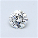 Natural Diamond 0.41 Carats, Round with Very Good Cut, I Color, SI2 Clarity and Certified by GIA