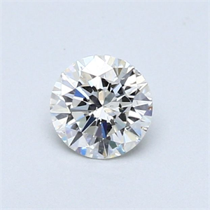 Picture of Natural Diamond 0.41 Carats, Round with Very Good Cut, I Color, SI2 Clarity and Certified by GIA