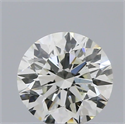 Natural Diamond 0.41 Carats, Round with Excellent Cut, H Color, VS2 Clarity and Certified by IGI