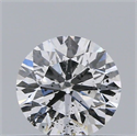 Natural Diamond 0.40 Carats, Round with Excellent Cut, F Color, SI2 Clarity and Certified by IGI