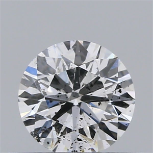 Picture of Natural Diamond 0.40 Carats, Round with Excellent Cut, F Color, SI2 Clarity and Certified by IGI