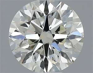 Picture of Natural Diamond 0.53 Carats, Round with Very Good Cut, I Color, VVS2 Clarity and Certified by IGI