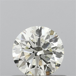 Picture of Natural Diamond 0.45 Carats, Round with Excellent Cut, J Color, VVS2 Clarity and Certified by IGI