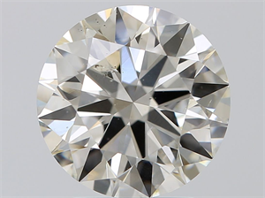 Picture of Natural Diamond 2.31 Carats, Round with Excellent Cut, J Color, SI1 Clarity and Certified by GIA