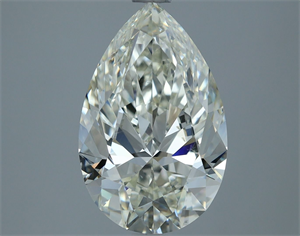 Picture of Natural Diamond 3.06 Carats, Pear with  Cut, I Color, VS2 Clarity and Certified by IGI