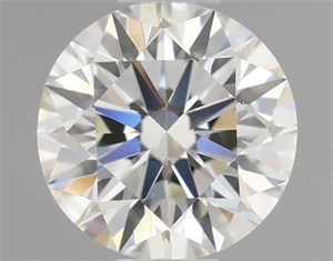 Picture of Natural Diamond 0.51 Carats, Round with Excellent Cut, K Color, VVS2 Clarity and Certified by GIA