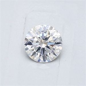 Picture of Natural Diamond 0.42 Carats, Round with Excellent Cut, F Color, I1 Clarity and Certified by GIA