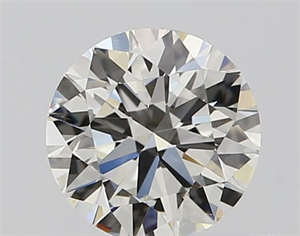 Picture of Natural Diamond 0.50 Carats, Round with Excellent Cut, I Color, VS2 Clarity and Certified by GIA