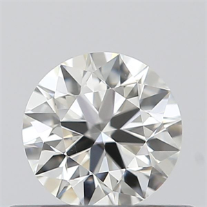 Picture of Natural Diamond 0.40 Carats, Round with Excellent Cut, I Color, VVS1 Clarity and Certified by GIA