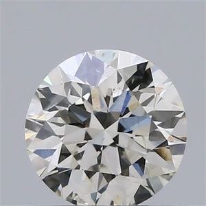 Picture of Natural Diamond 0.40 Carats, Round with Excellent Cut, H Color, SI1 Clarity and Certified by IGI