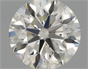 Natural Diamond 0.50 Carats, Round with Excellent Cut, H Color, SI2 Clarity and Certified by IGI