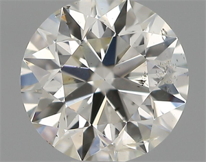 Picture of Natural Diamond 0.50 Carats, Round with Excellent Cut, H Color, SI2 Clarity and Certified by IGI