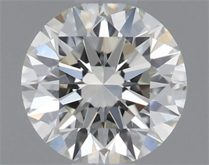 Picture of Natural Diamond 0.43 Carats, Round with Excellent Cut, I Color, VS1 Clarity and Certified by IGI