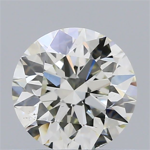 Picture of Natural Diamond 0.57 Carats, Round with Excellent Cut, J Color, SI1 Clarity and Certified by GIA