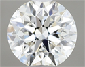 Natural Diamond 0.50 Carats, Round with Excellent Cut, J Color, SI2 Clarity and Certified by GIA