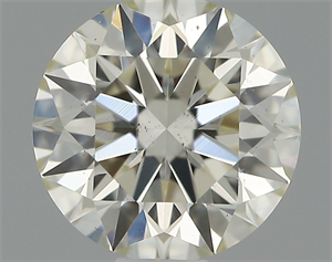 Picture of Natural Diamond 0.61 Carats, Round with Excellent Cut, J Color, VS2 Clarity and Certified by IGI