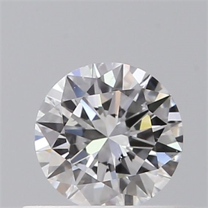 Picture of Natural Diamond 0.40 Carats, Round with Very Good Cut, D Color, VS2 Clarity and Certified by GIA