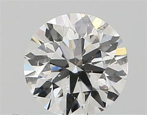 Picture of Natural Diamond 0.40 Carats, Round with Very Good Cut, E Color, SI2 Clarity and Certified by GIA