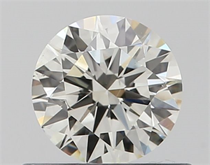 Picture of Natural Diamond 0.50 Carats, Round with Excellent Cut, J Color, SI1 Clarity and Certified by GIA