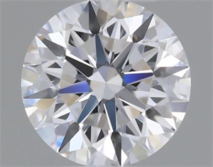 Picture of Natural Diamond 0.41 Carats, Round with Very Good Cut, D Color, VVS2 Clarity and Certified by GIA