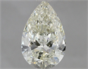 Natural Diamond 2.01 Carats, Pear with  Cut, J Color, VVS1 Clarity and Certified by IGI