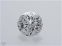 Natural Diamond 0.41 Carats, Round with Very Good Cut, H Color, SI1 Clarity and Certified by GIA