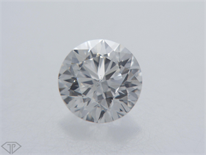 Picture of Natural Diamond 0.41 Carats, Round with Very Good Cut, H Color, SI1 Clarity and Certified by GIA