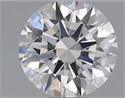 Natural Diamond 0.44 Carats, Round with Excellent Cut, E Color, VS2 Clarity and Certified by GIA