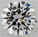 Natural Diamond 0.40 Carats, Round with Very Good Cut, J Color, SI1 Clarity and Certified by GIA