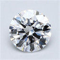 Natural Diamond 1.21 Carats, Round with Excellent Cut, D Color, VVS1 Clarity and Certified by GIA