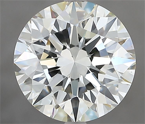 Picture of Natural Diamond 2.58 Carats, Round with Excellent Cut, J Color, VS1 Clarity and Certified by GIA