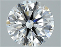 Natural Diamond 1.84 Carats, Round with Excellent Cut, E Color, VVS2 Clarity and Certified by GIA