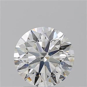 Picture of Natural Diamond 2.01 Carats, Round with Excellent Cut, G Color, SI2 Clarity and Certified by GIA