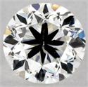 Natural Diamond 0.45 Carats, Round with Good Cut, H Color, SI2 Clarity and Certified by GIA