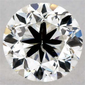 Picture of Natural Diamond 0.45 Carats, Round with Good Cut, H Color, SI2 Clarity and Certified by GIA